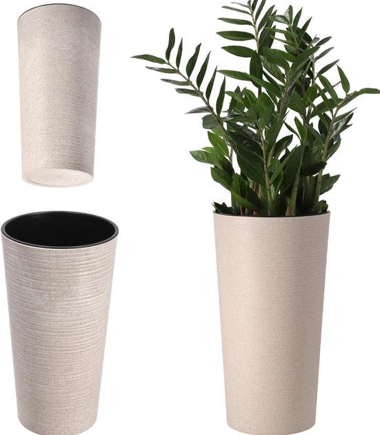 Doniczka z wkładem Kadax Chisel K4122 - obraz 1