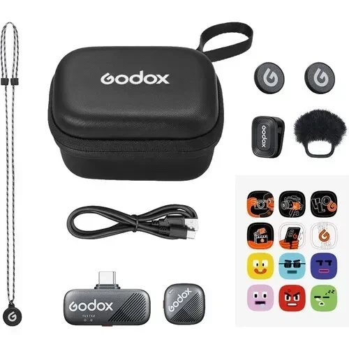 Беспроводной петличный микрофон Godox CUBE-SC KIT1 - Фото 3 Беспроводной петличный микрофон Godox CUBE-SC KIT1 - изображение 3