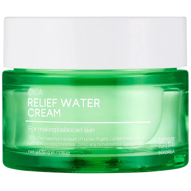 Крем для лица Tenzero Cica Relief Water Cream 50 г (8809628883185) - Фото 1 Крем для лица Tenzero Cica Relief Water Cream 50 г (8809628883185) - изображение 1