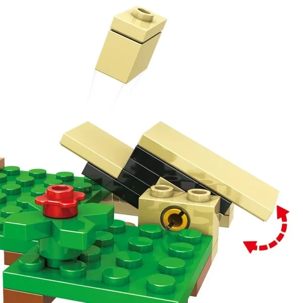 Конструктор Minecraft SJ82007 Битва на скелі 231 деталей Майнкрафт MineWorld My World - зображення 6