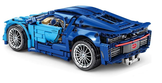 Конструктор на радіокеруванні Bugatti Chiron гоночна машина 1310 деталі BOX - зображення 4