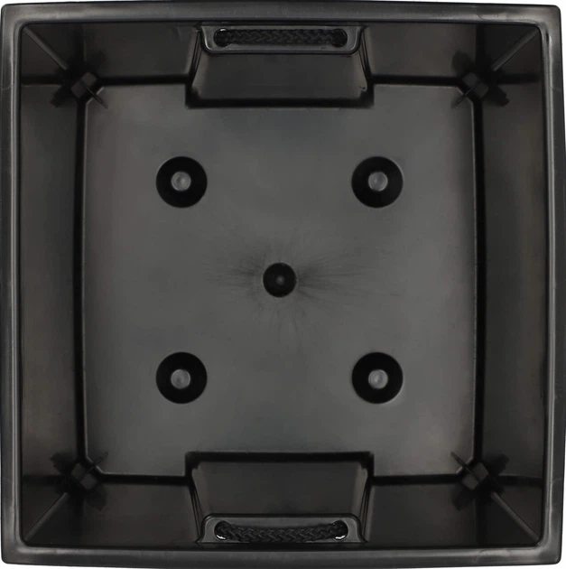 Donica na kwiaty z wkładem Kadax Masiera 30 cm Czarna (K4231) - obraz 5