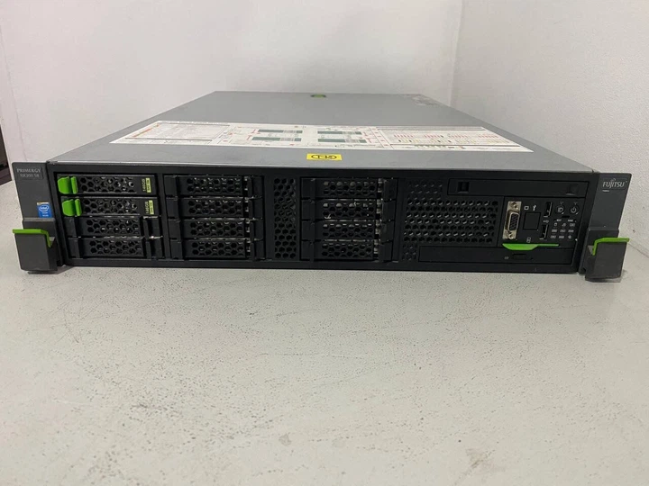 Сервер Fujitsu RX300 S8 2U Rack / 2x Intel Xeon E5-2660 v2 (8 (16) ядер по 2.6 - 3.4 GHz) / 64 GB DDR3 / 2x 450 GB SAS / iRMC S3 Graphics / Два блока питания 450W б/у - изображение 2