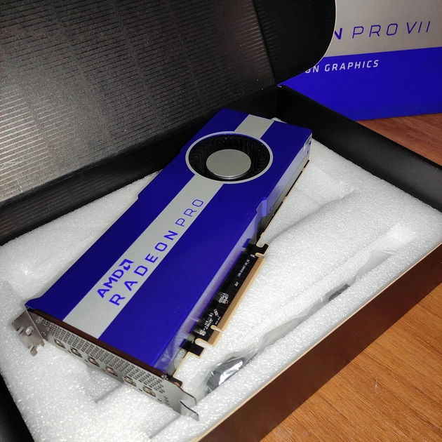Дискретная видеокарта AMD Radeon Pro VII, 16 GB HBM2, 4096-bit / 6x miniDP б/у - изображение 6