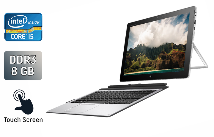 Нетбук-трансформер HP Elite X2 1012 G2 / 12.3" (2736x1824) IPS Touch / Intel Core i5-7300U (2 (4) ядра по 2.6 - 3.5 GHz) / 8 GB DDR3 / 256 GB SSD / Intel HD Graphics 620 / WebCam / TouchID б/у - Фото 1 Нетбук-трансформер HP Elite X2 1012 G2 / 12.3" (2736x1824) IPS Touch / Intel Core i5-7300U (2 (4) ядра по 2.6 - 3.5 GHz) / 8 GB DDR3 / 256 GB SSD / Intel HD Graphics 620 / WebCam / TouchID б/у - изображение 1
