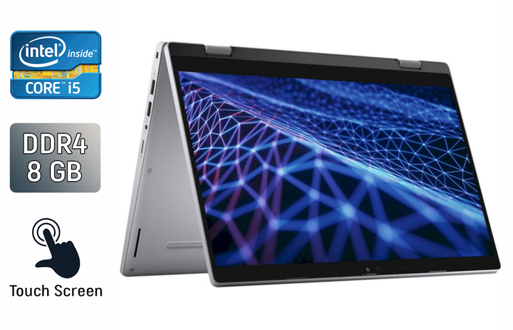 Ноутбук-трансформер Б-класс Dell Latitude 3330 / 13.3" (1920x1080) IPS Touch / Intel Core i5-1155G7 (4 (8) ядра по 2.5 - 4.5 GHz) / 8 GB DDR4 / 512 GB SSD / Intel Iris Xe Graphics / WebCam / HDMI б/у - Фото 1 Ноутбук-трансформер Б-класс Dell Latitude 3330 / 13.3" (1920x1080) IPS Touch / Intel Core i5-1155G7 (4 (8) ядра по 2.5 - 4.5 GHz) / 8 GB DDR4 / 512 GB SSD / Intel Iris Xe Graphics / WebCam / HDMI б/у - изображение 1