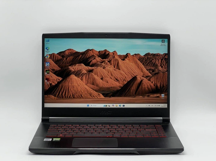 Ігровий ноутбук Б-класу MSI GF65 Thin 10UE-215XUA MS-16W2 / 15.6" (1920x1080) IPS / Intel Core i5-10500H (6 (12) ядер по 2,5 - 4,5 ГГц) / 16 ГБ DDR4 / 480 ГБ SSD / nVidia GeForce RTX 3060, 6 ГБ GDDR6, 192-bit / WebCam б/в - зображення 2