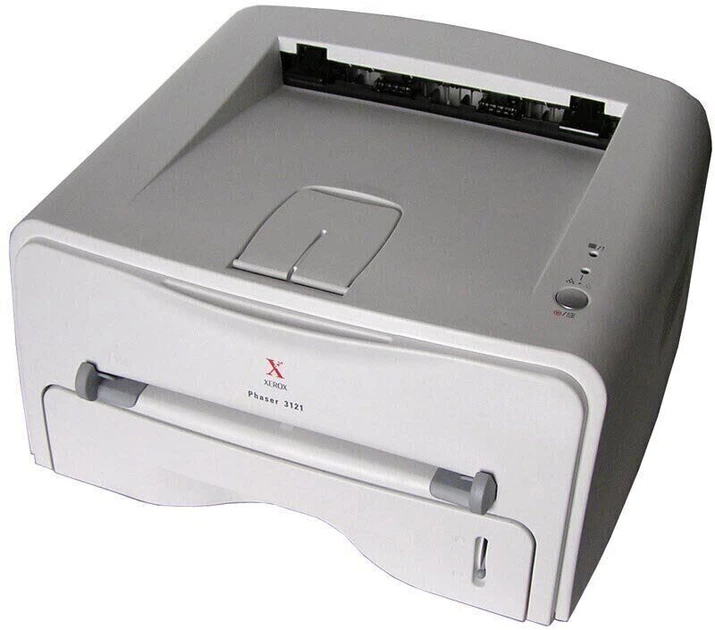 Принтер Б-класс Xerox Phaser 3121 / Лазерная монохромная печать / Разрешение 600 x 600 dpi / A4 / 16 стр/мин / USB 1.1, LPT б/у - Фото 1 Принтер Б-класс Xerox Phaser 3121 / Лазерная монохромная печать / Разрешение 600 x 600 dpi / A4 / 16 стр/мин / USB 1.1, LPT б/у - изображение 1