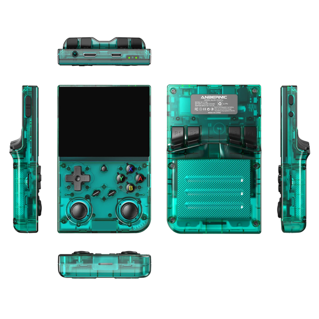 Портативная игровая ретро консоль ANBERNIC RG35XX Pro (Зеленая) - изображение 3