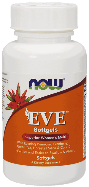 Женские мультивитамины Ева Нау Фудс / Now Foods EVE для женщин 90 softgels / капсул - изображение 2