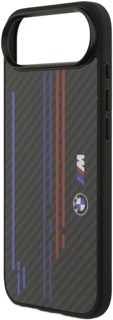 Панель BMW M Kevlar Lines & Logo MagSafe для Apple iPhone 17 Air Black (BMHMP17M25CFSTSK) - зображення 4