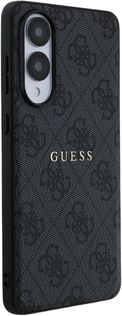 Панель Guess 4G Ring Classic Logo MagSafe для Samsung Galaxy S25 Edge Black (GUHMS25EG4GFRK) - зображення 4