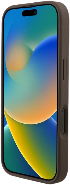 Панель Guess 4G Strap 4G Classic Logo для Apple iPhone 16 Pro Brown (GUHCP16LP4GMGSW) - зображення 5