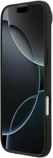 Панель Guess 4G Circle Classic Logo MagSafe для Apple iPhone 17 Air Black (GUHMP17MP4PGRSGK) - зображення 5