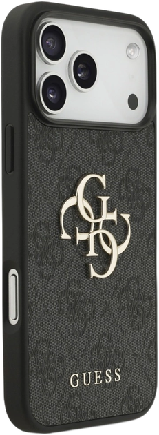 Панель Guess 4G Big Logo Case для Apple iPhone 17 Pro Max Black (GUHCP17X4GMGGR) - зображення 4