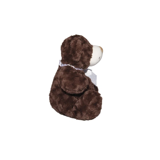 M'як. ігр. - ВЕДМІДЬ (коричневий, з бантом, 25 cm) - зображення 3