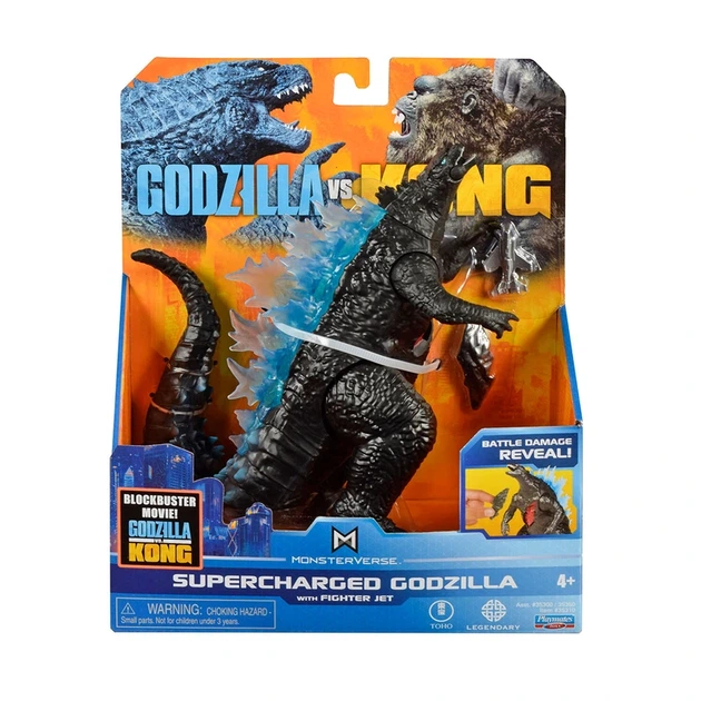 Фігурка GODZILLA VS. KONG - ҐОДЗІЛЛА З СУПЕРЕНЕРГІЄЮ ТА З ВИНИЩУВАЧЕМ - зображення 5