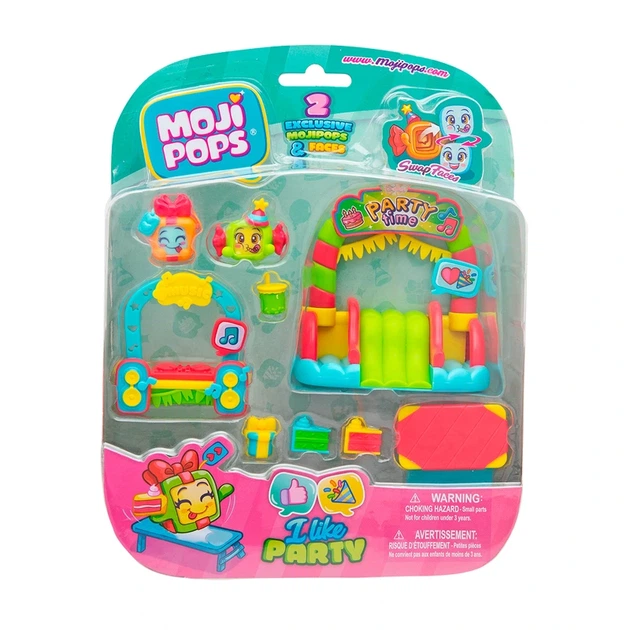 Ігровий набір MOJI POPS – ВЕЧІРКА (2 фігурки, аксесуари) - Фото 1 Ігровий набір MOJI POPS – ВЕЧІРКА (2 фігурки, аксесуари) - изображение 1