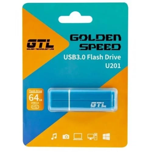 Флеш накопитель USB 64Gb GTL U201, Blue, USB 3.0 (GTL-U201-64) - изображение 10