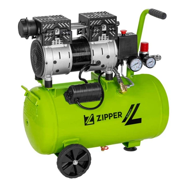 Безмасляний компресор Zipper ZI-COM24SI |24л| 8 бар - Фото 1 Безмасляний компресор Zipper ZI-COM24SI |24л| 8 бар - изображение 1