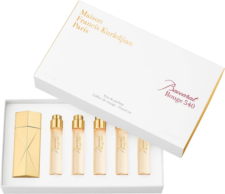 Набір мініатюр унісекс Maison Francis Kurkdjian Baccarat Rouge 540 Парфумована вода 5 x 11 мл + Металевий футляр (3700559604441) - зображення 2