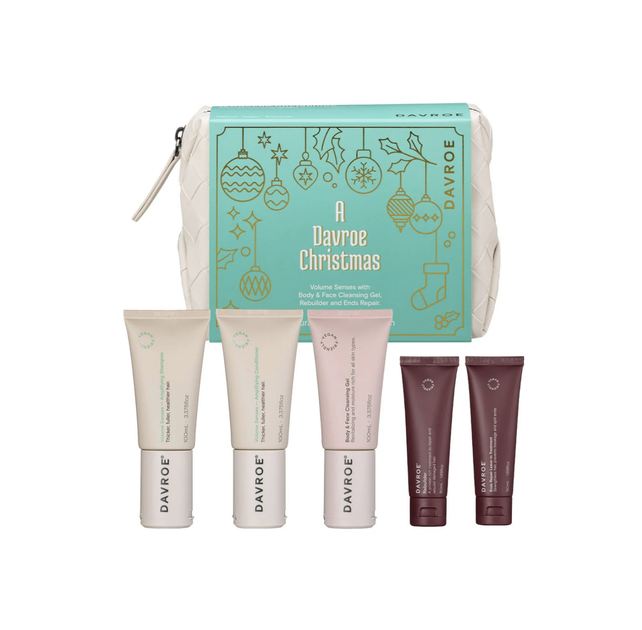 Рождественский тревел набор для объёма волос Davroe Christmas Volume Senses Travel Pack - Фото 1 Рождественский тревел набор для объёма волос Davroe Christmas Volume Senses Travel Pack - изображение 1