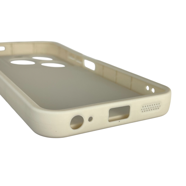 Чехол силиконовый Soft Touch с 3D принтом для Infinix Smart 8 молочный (Полная защита камеры) - Фото 4 Чехол силиконовый Soft Touch с 3D принтом для Infinix Smart 8 молочный (Полная защита камеры) - изображение 4