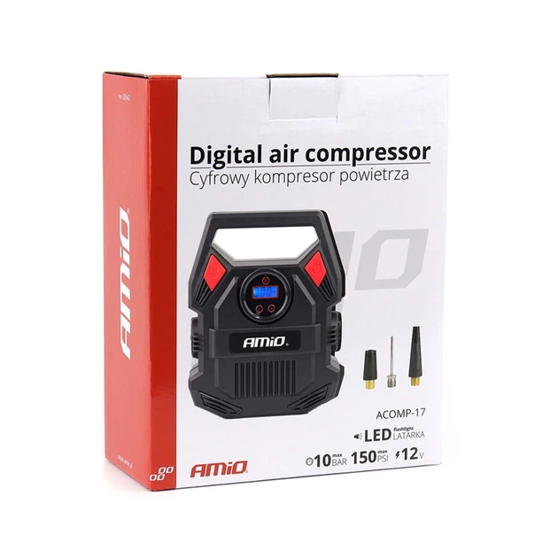Компресор автомобільний AMiO ACOMP-17 (026427/02642) - изображение 7
