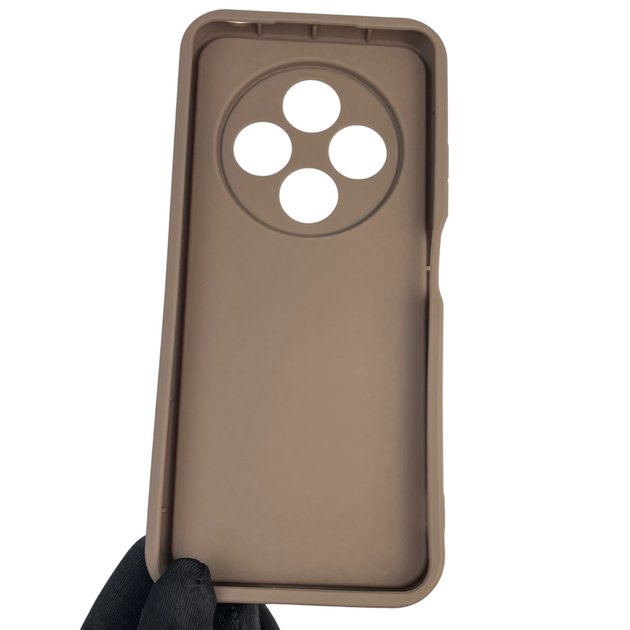 Чохол силіконовий Soft Touch з 3D принтом для Xiaomi Poco C75 коричневий (Повний захист камери) - зображення 4