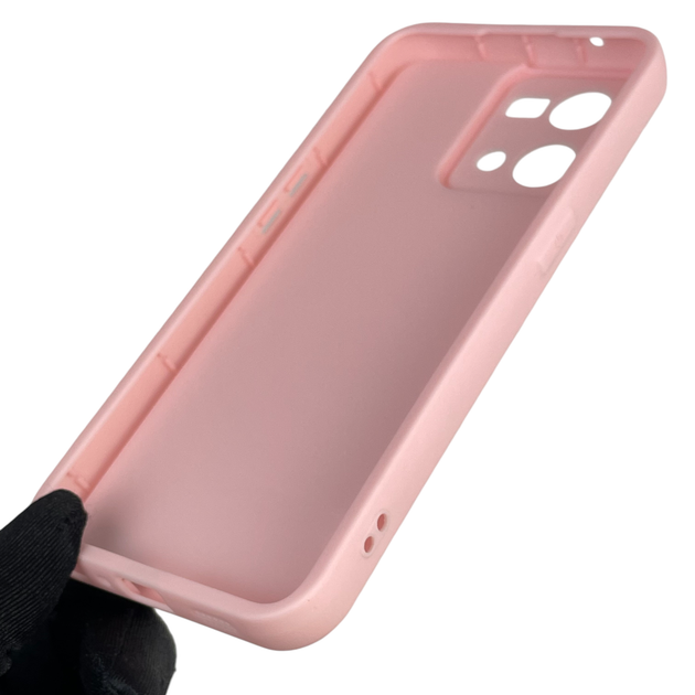Чехол силиконовый Soft Touch с 3D принтом Украина для Oppo Reno 7 розовый (Полная защита камеры) - изображение 2