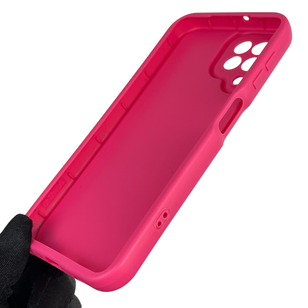 Чохол силіконовий Soft Touch з 3D принтом Україна для Samsung Galaxy M32 4G (SM-M325F) малиновий (Повний захист камери) - Фото 3 Чохол силіконовий Soft Touch з 3D принтом Україна для Samsung Galaxy M32 4G (SM-M325F) малиновий (Повний захист камери) - зображення 3