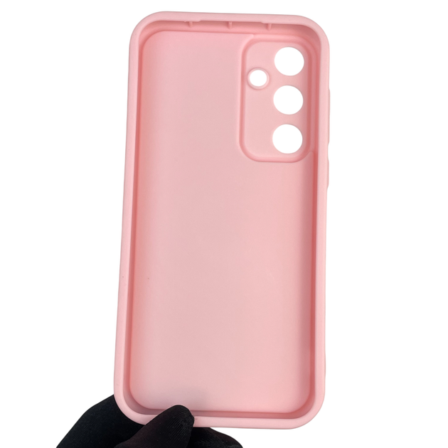 Чохол силіконовий Soft Touch з 3D принтом для Samsung Galaxy A35 5G (SM-A356B) рожевий (Повний захист камери) - зображення 4