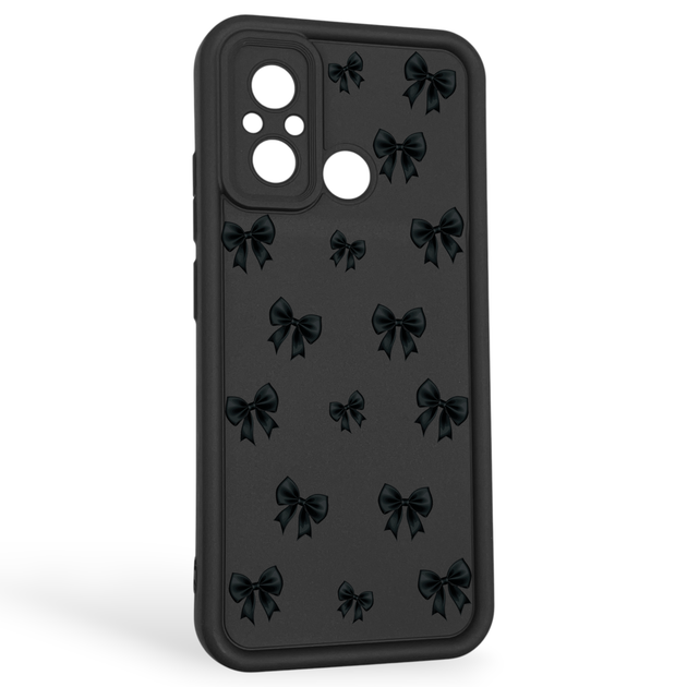 Чохол силіконовий Soft Touch з 3D принтом для Xiaomi Redmi 12C чорний (Повний захист камери) - Фото 1 Чохол силіконовий Soft Touch з 3D принтом для Xiaomi Redmi 12C чорний (Повний захист камери) - зображення 1