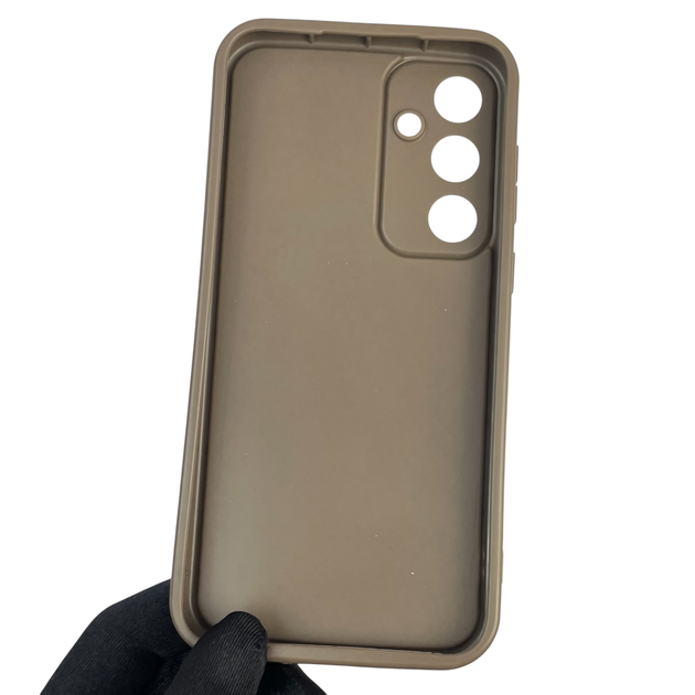 Чохол силіконовий Soft Touch з 3D принтом для Samsung Galaxy A35 5G (SM-A356B) коричневий (Повний захист камери) - зображення 5