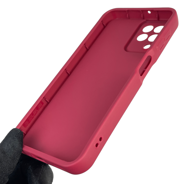 Чохол силіконовий оригінальний Soft Touch з 3D принтом милий ведмедик для Samsung Galaxy M32 4G (SM-M325F) бордовий (Повний захист камери) - Фото 5 Чохол силіконовий оригінальний Soft Touch з 3D принтом милий ведмедик для Samsung Galaxy M32 4G (SM-M325F) бордовий (Повний захист камери) - зображення 5