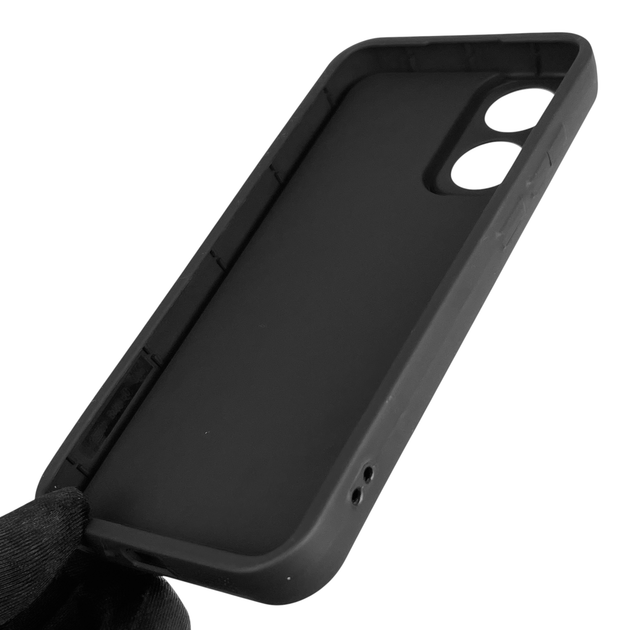 Чехол силиконовый Soft Touch с 3D принтом Майнкрафт для Oppo A78 4G черный (Полная защита камеры) - изображение 5