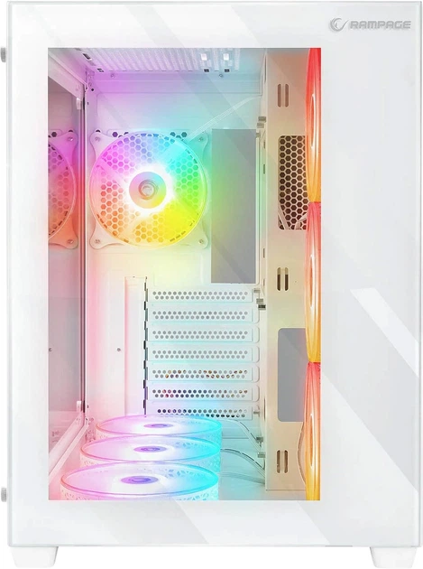 Obudowa Rampage Iceblade Pro ARGB White (ICEBLADEPRO-WHITE) - obraz 5