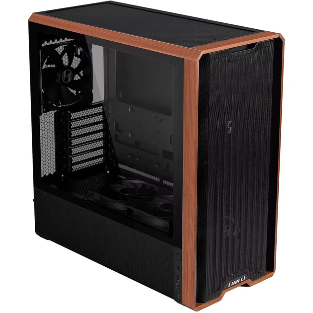 Корпус Lian Li Lancool 217 з дерев'яними акцентами Black (р.Midi-Tower) - изображение 7