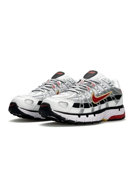 Мужские кроссовки Nike P-6000 M White Black Red 41р - изображение 6