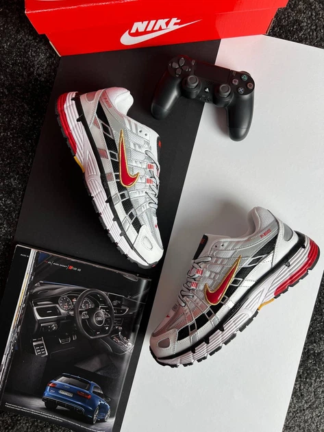 Мужские кроссовки Nike P-6000 M White Black Red 41р - изображение 10