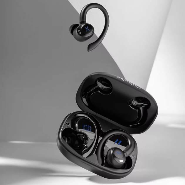 Бездротові навушники Proove X-Go TWS (APP) Bluetooth 5.4 кейс 400 мАг Black (TWXG0001AP01) - зображення 6