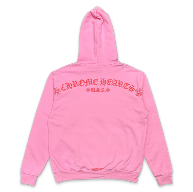 Худи Chrome Hearts 7023 розового цвета, размер S - изображение 2