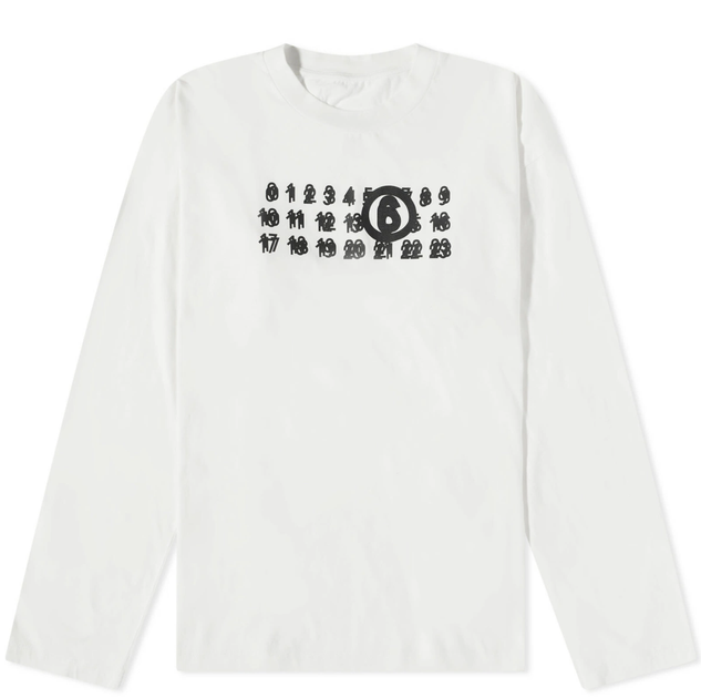Лонгслив Maison Margiela 7004 белого цвета, размер L - Фото 2 Лонгслив Maison Margiela 7004 белого цвета, размер L - изображение 2