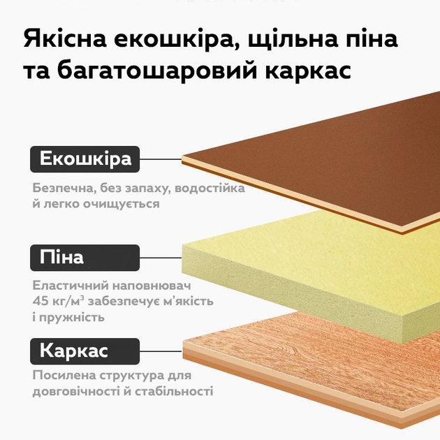 Стілець для кухні RIAS DSF-331 з ергономічною спинкою та м'яким сидінням 86x47x43 см Black (3_07723) - Фото 4 Стілець для кухні RIAS DSF-331 з ергономічною спинкою та м'яким сидінням 86x47x43 см Black (3_07723) - зображення 4