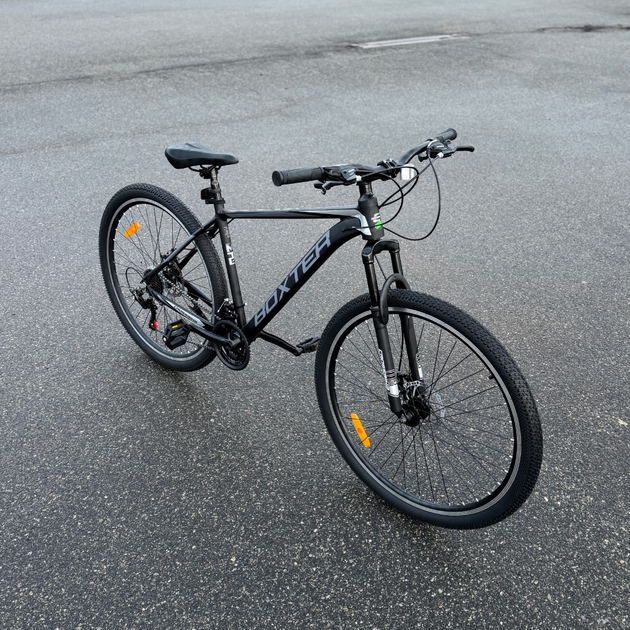 Велосипед CrossBike 29" Boxter 2025 Рама 19" black-silver - изображение 2