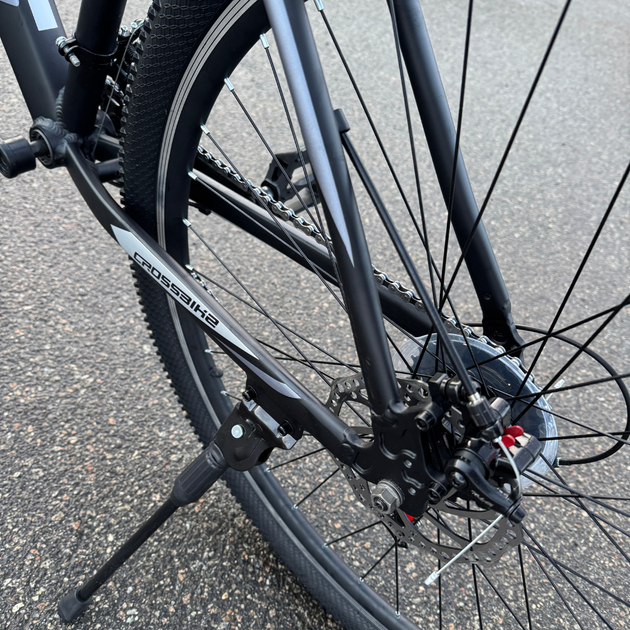 Велосипед CrossBike 29" Boxter 2025 Рама 19" black-silver - изображение 6