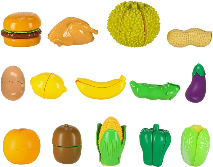 Овочі та фрукти для навчання нарізанню на липучках 36 ел. (5903039759015) - зображення 2