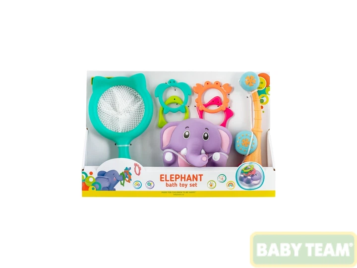 Набор игрушек для ванны Baby Team Слоник (9035_7) - Фото 3 Набор игрушек для ванны Baby Team Слоник (9035_7) - изображение 3