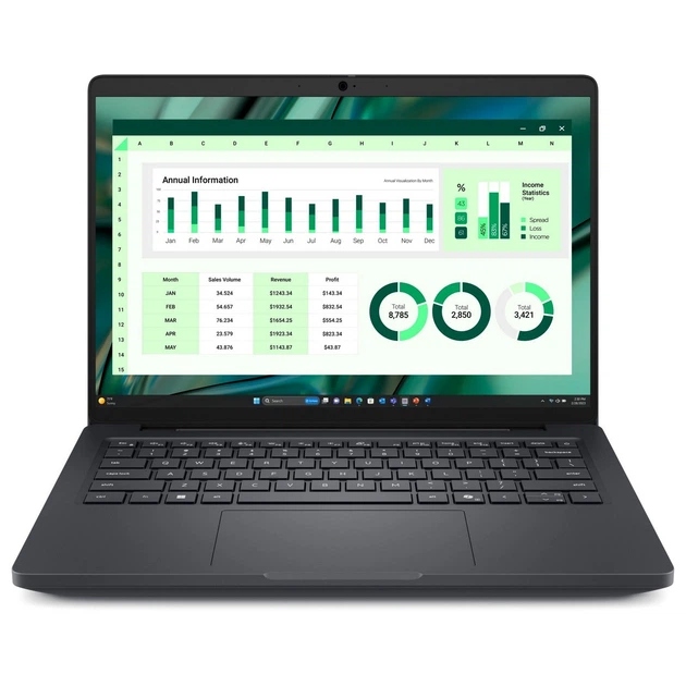 Ноутбук Dell Pro 14 Max 14" FHD+, Intel U7-265H, 32GB, F1TB, NVD500-6, Win11P, чорний - Фото 1 Ноутбук Dell Pro 14 Max 14" FHD+, Intel U7-265H, 32GB, F1TB, NVD500-6, Win11P, чорний - зображення 1