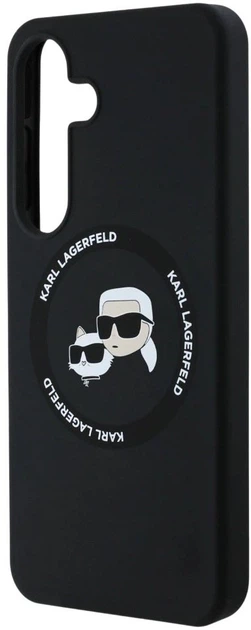 Etui Karl Lagerfeld Rhinestones Karl Head Logo do Samsung Galaxy S25 Plus Black (3666339450168) - obraz 5